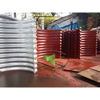 corrugated steel pipe low span