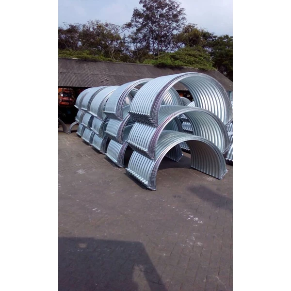 Steel Culvert Pipe Substitute for Concrete (2.0mm Thickness)